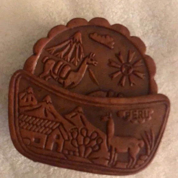 Vintage leather llama 🦙 Coasters​ - Picture 2 of 8
